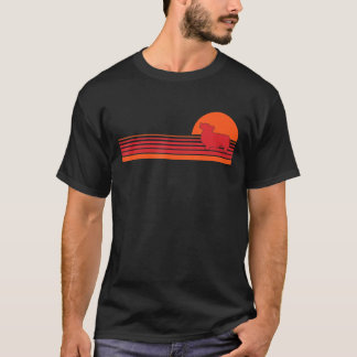 Corgi Hondenras Animal Retro stijlhonden T-shirt