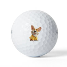 Corgi-hondliefhebber golfballen