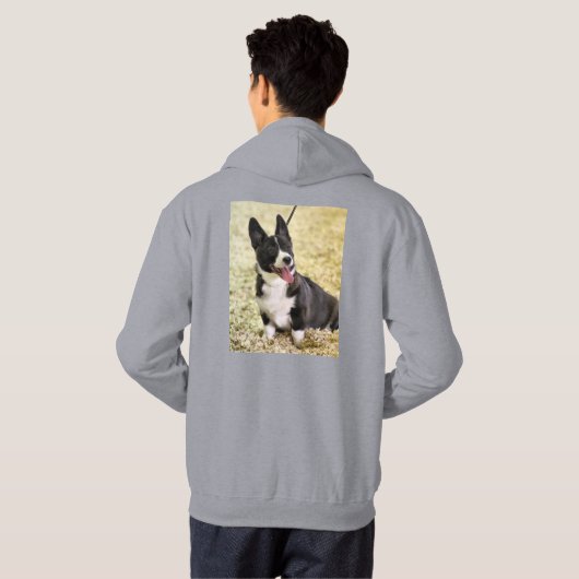 Corgi Hoodie (Achterkant volledig)