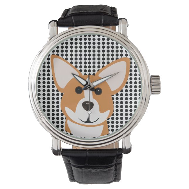 Corgi Horloge (Voorkant)