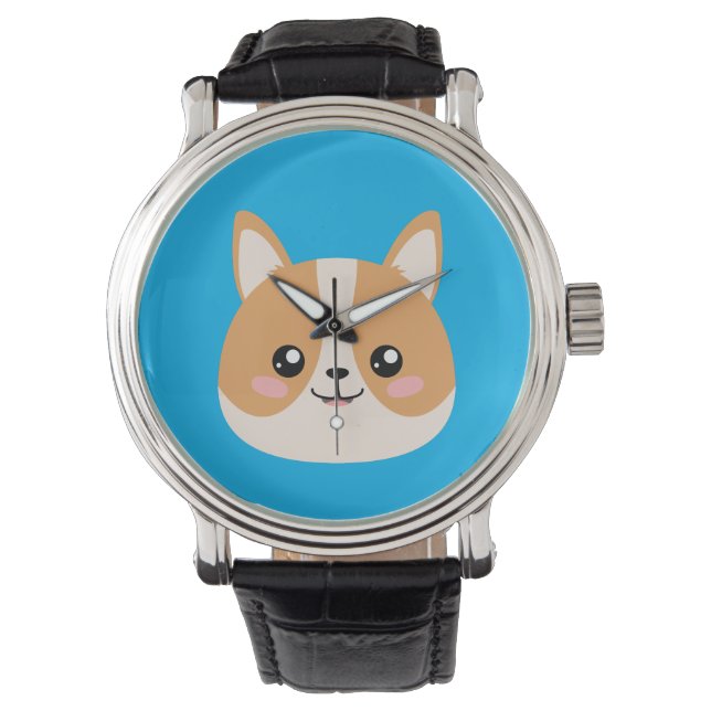 Corgi Horloge (Voorkant)