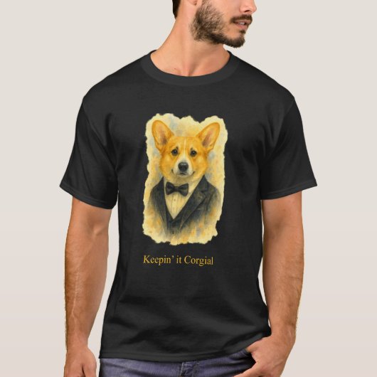 Corgi Humor - Keep it Corgial 2019 T-shirt (Voorkant)