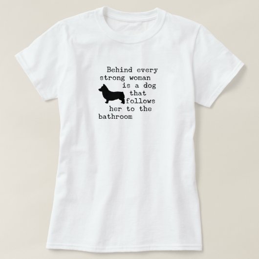 Corgi-humorcitaat - Corgi T-shirt (Design voorkant)