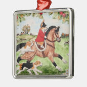 Corgi Huntsman Rides to Hounds Ornament (Links)