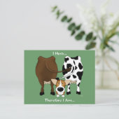 Corgi - ik heb gehoord dat ik dus ben briefkaart (Staand voorkant)