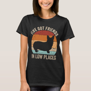Corgi ik heb vrienden op kleine plekken in Pembrok T-shirt
