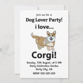 Corgi Ik hou van Corgi Kaart (Voorkant)