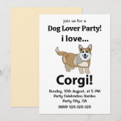 Corgi Ik hou van Corgi Kaart (Voorkant / Achterkant)