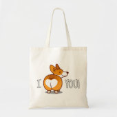Corgi - Ik hou van je Tote Bag (Voorkant)