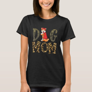 Corgi Ik hou van Moeder Tattoo Hond Moeder Moederd T-shirt