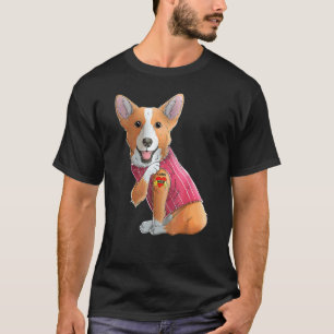 Corgi Ik hou van Moeder Tattoo Hond Moederdag T-shirt