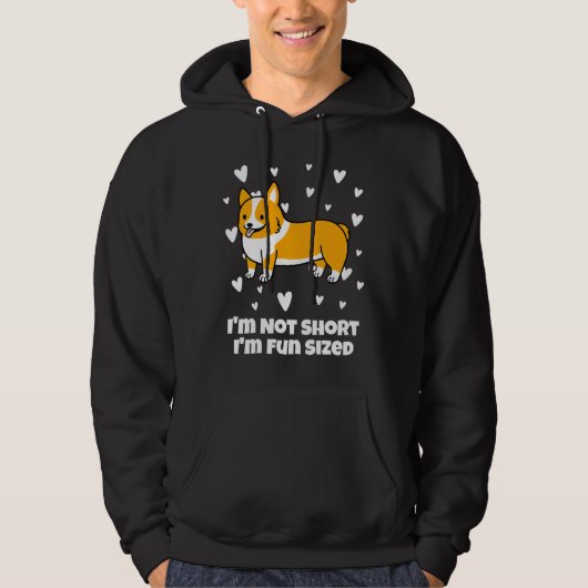 Corgi Im not Short Hoodie (Voorkant)