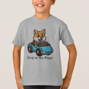 Corgi in beweging! t-shirt