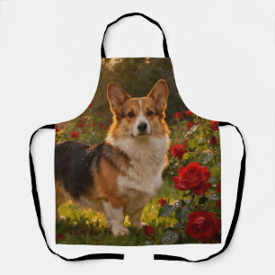 Corgi in de Rozen IV Schort