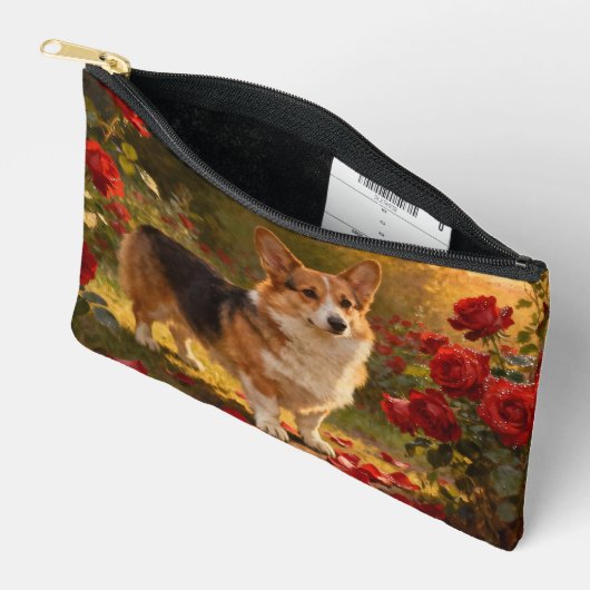 Corgi in de Rozen V Etui (Open)