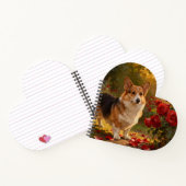 Corgi in de rozen V Notitieboek (Binnen)