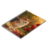 Corgi in de Rozen V Notitieboek (Linkerzijde)