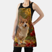 Corgi in de Rozen V Schort (Insitu)