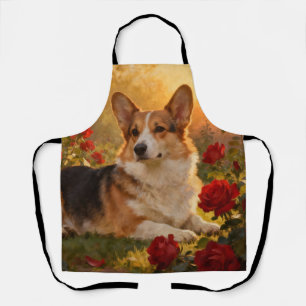 Corgi in de Rozen VI Schort