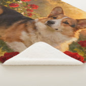 Corgi in de Rozen VI Sherpa Deken (3/4)