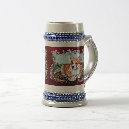 Corgi in de tuin! bierpul (Voorkant rechts)