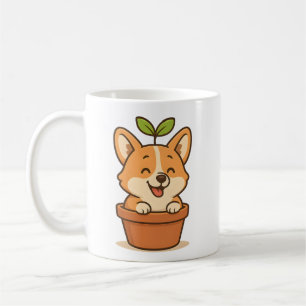 Corgi in een pot Drinkware – Schattige Hondenliefh Koffiemok