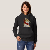 Corgi in het rood hoodie (Voorkant volledig)