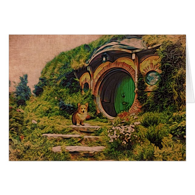 Corgi in Hobbiton (Voorkant Horizontaal)