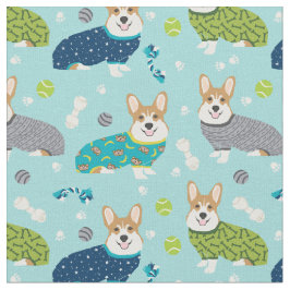 corgi in pjs stof