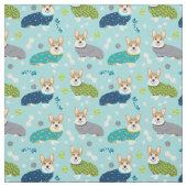 corgi in pjs stof (Swatch)