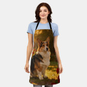 Corgi in the Roses I Schort (Gedragen)