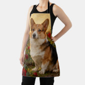 Corgi in the Roses II Schort (Insitu)