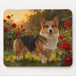 Corgi in the Roses IV Muismat