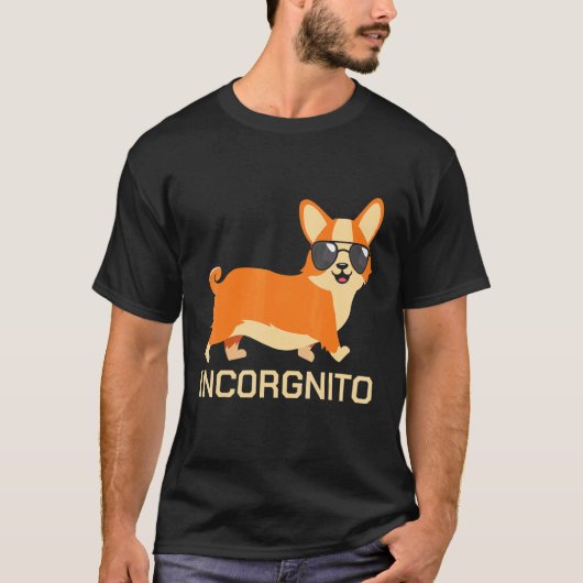Corgi Incorgnito Schattig T-shirt (Voorkant)