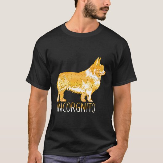 Corgi Incorgnito T-shirt (Voorkant)