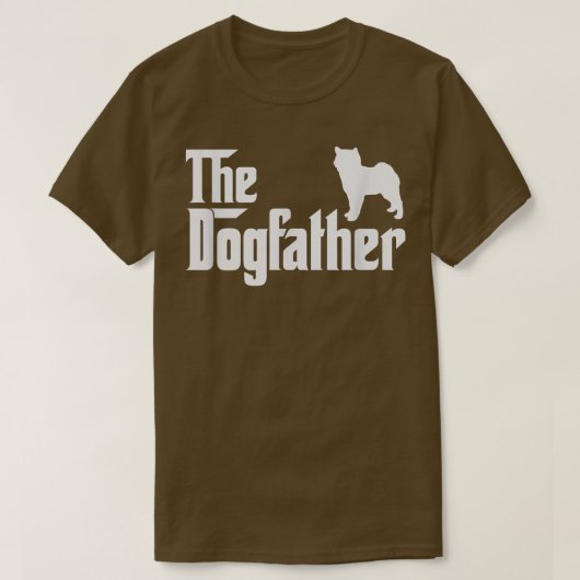 corgi inu DogFather Funny Dog Dad  T-shirt (Design voorkant)