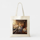 Corgi is geen ochtendmens tote bag (Achterkant)