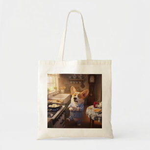 Corgi is geen ochtendmens tote bag