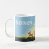 Corgi Joy - Gepersonaliseerd Koffiemok (Links)