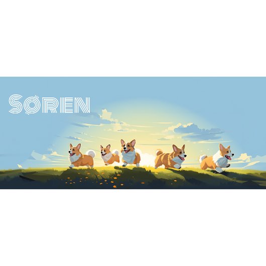 Corgi Joy - Gepersonaliseerd Koffiemok