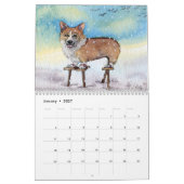 Corgi Joy kalender - corgi honden genieten van het (Jan 2027)