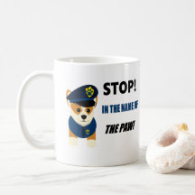 Corgi K9 Unit Cute Police Mok