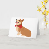 Corgi Kaart (Gele Bloem)