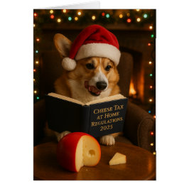 Corgi 'Kaasbelasting' kerstkaart