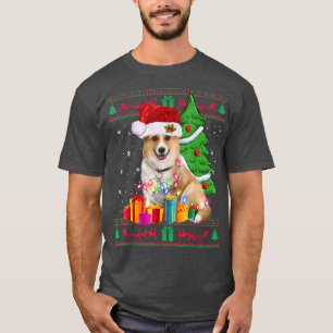 Corgi-kerst met kerstbeker Corgi-kerst T-shirt