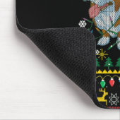 Corgi-kerstakerlichten Muismat (Hoek)