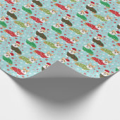 Corgi-kerstbeker Gift Wrap Cadeaupapier (Hoek)