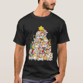 Corgi-kerstboom T-shirt (Voorkant)