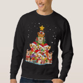 Corgi kerstboomversiering T-shirt voor kerst (Voorkant)