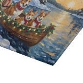 Corgi Kerstboot Vakantie Snijplank (Hoek)